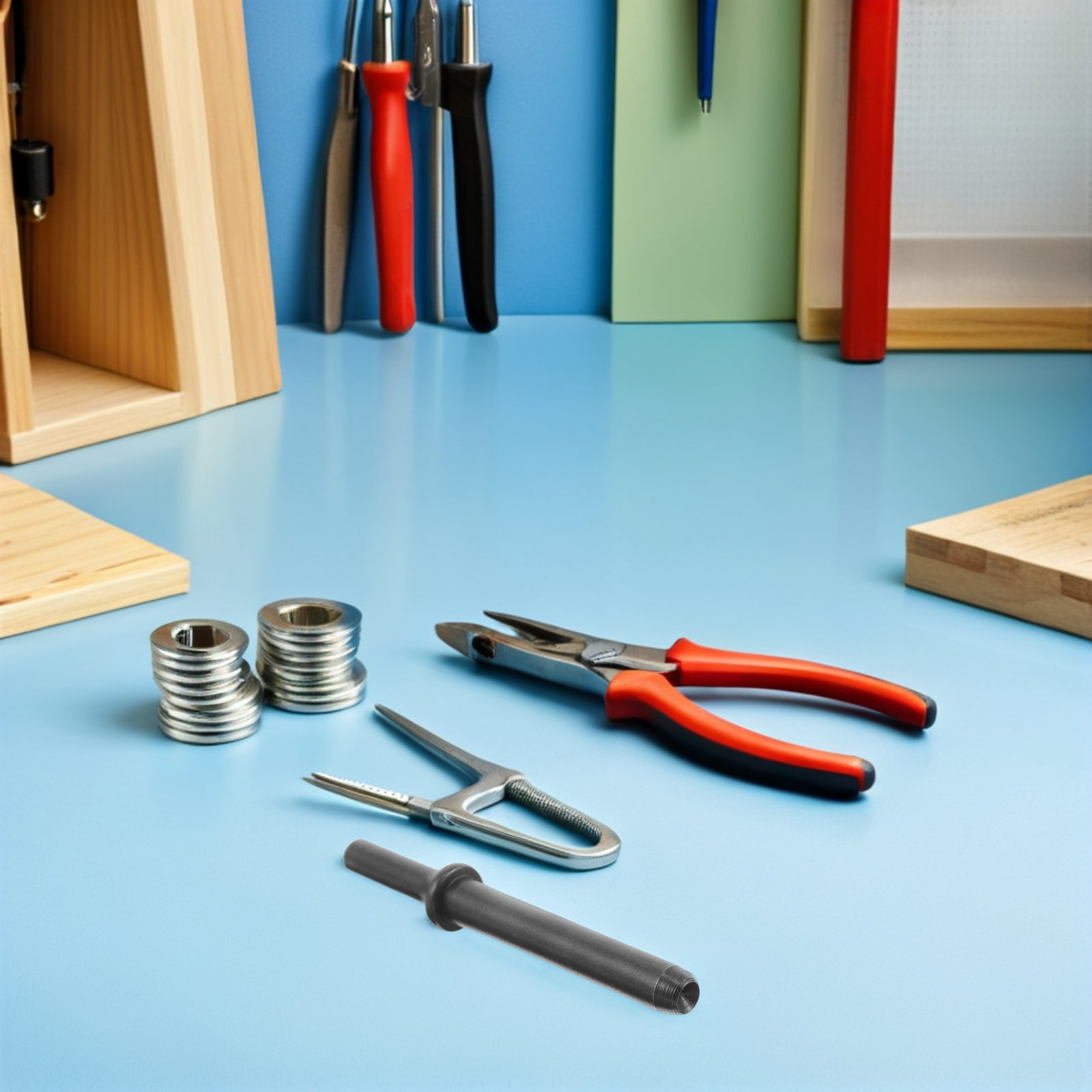 Rivet Setter Tool - 2 pièces de têtes de pistolet