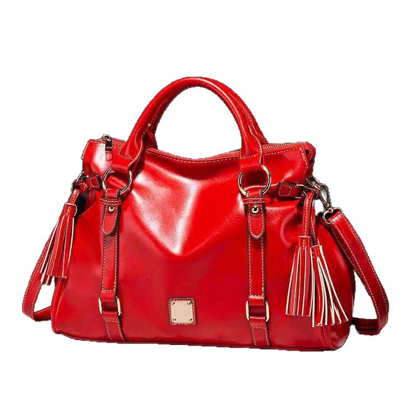 Leatherwork Designs - Sac fourre-tout rétro en cuir souple