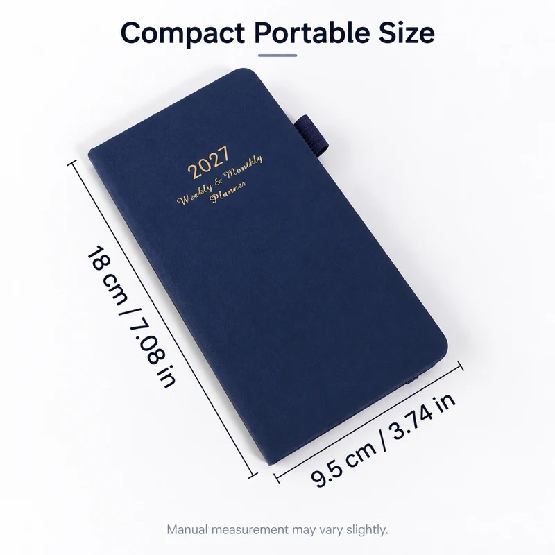 Agenda de poche hebdomadaire e - Leather Work Diary Covers avis et prix
