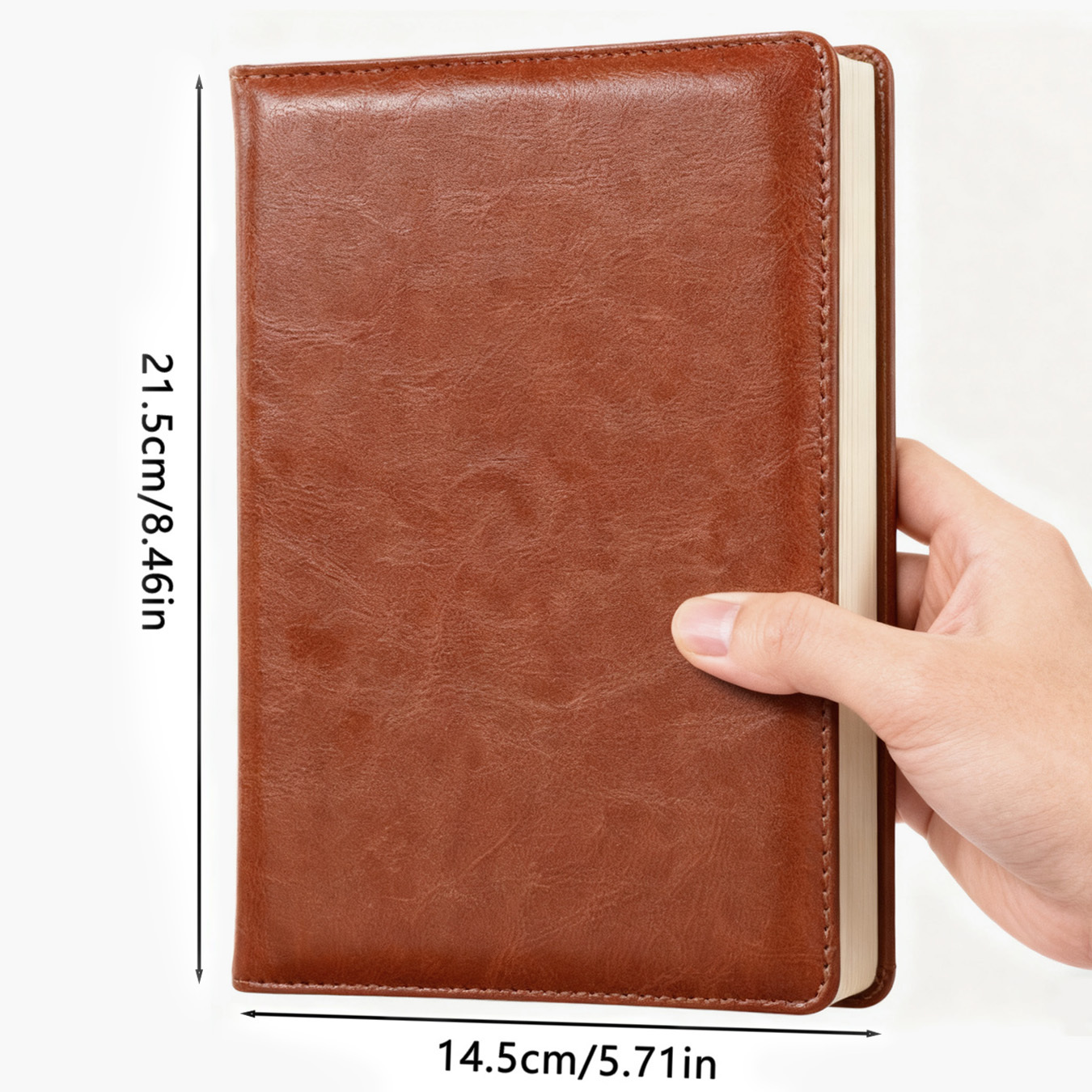 Carnet en cuir A5 vintage avec - Leather Work Diary Covers avis et prix