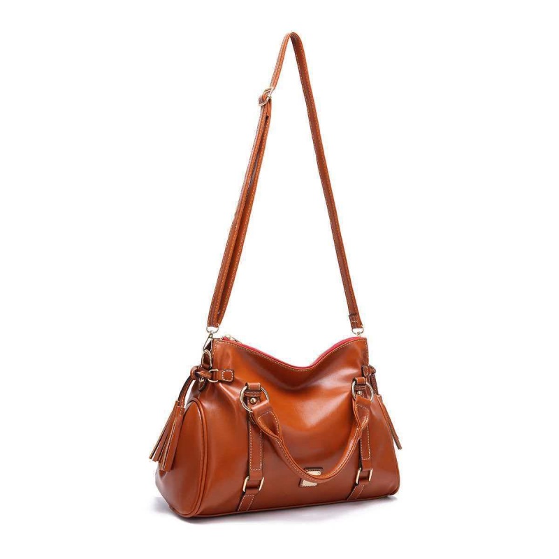 Sac fourre-tout rétro en cuir  - Leatherwork Designs avis et prix